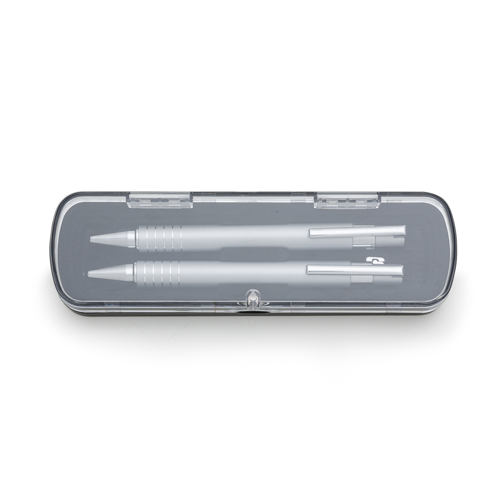 Conjunto Caneta e Lapiseira Semi-Metal