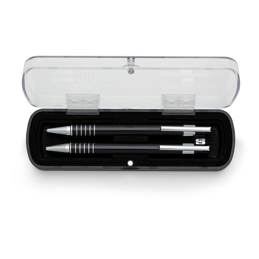 Conjunto Caneta e Lapiseira Semi-Metal
