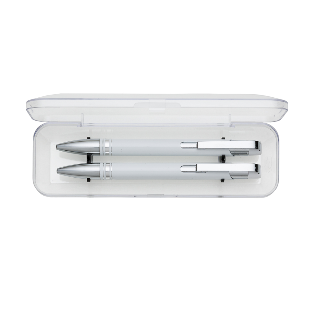 Conjunto Caneta e Lapiseira Semi-Metal