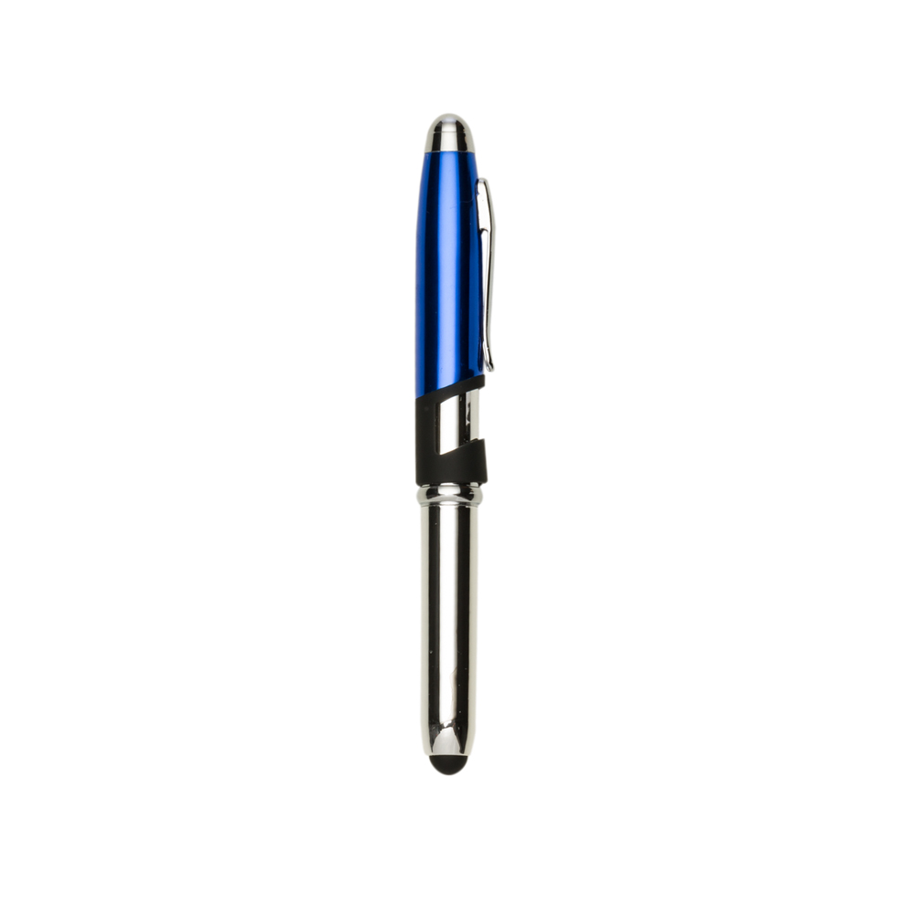 Mini Caneta Semi-Metal Touch com Suporte