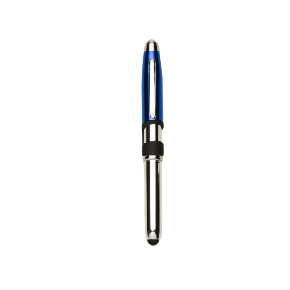 Mini Caneta Semi-Metal Touch com Suporte