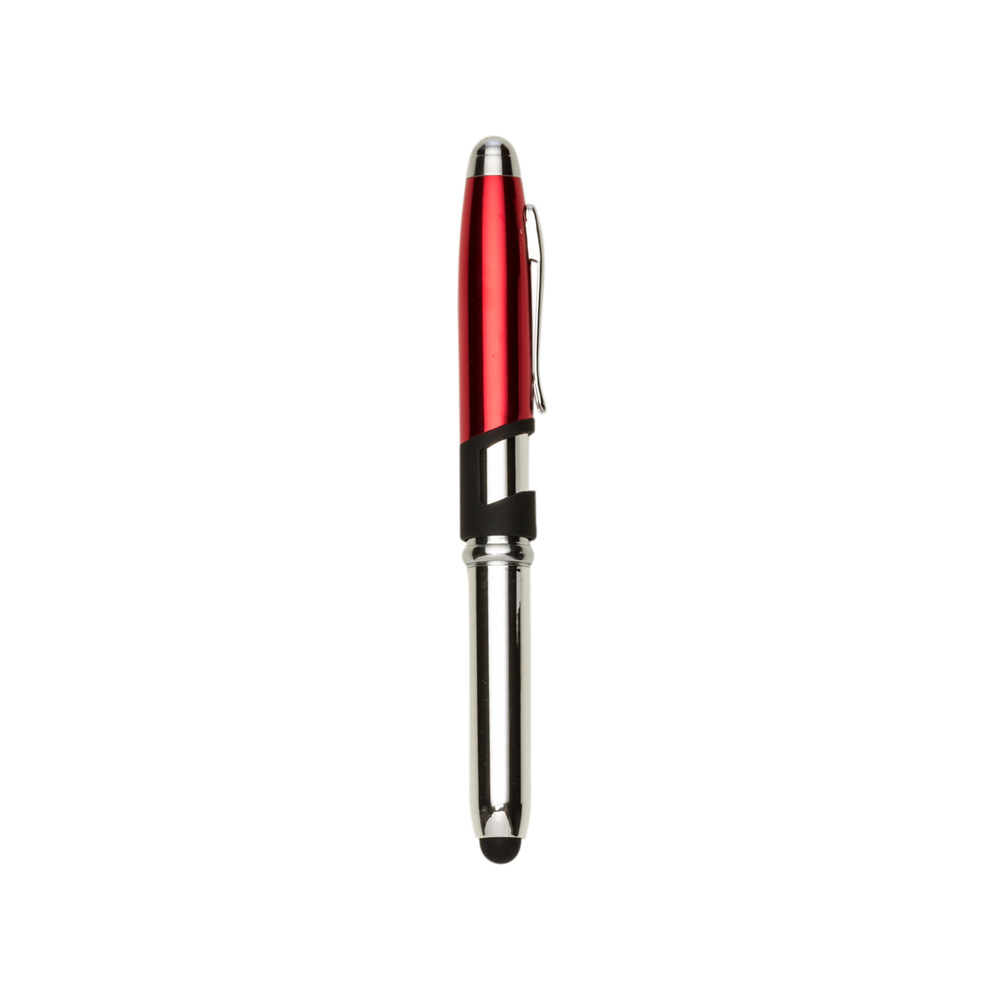 Mini Caneta Semi-Metal Touch com Suporte