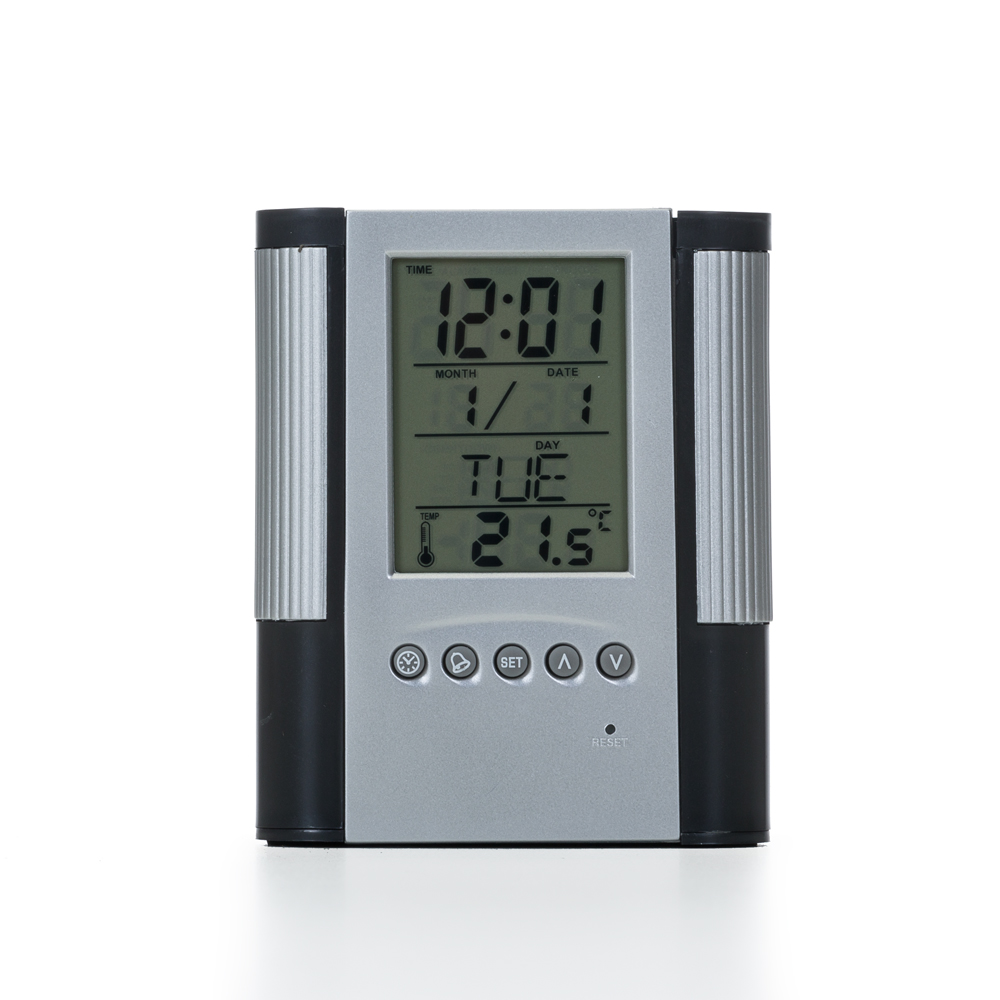 Porta Caneta com Relógio