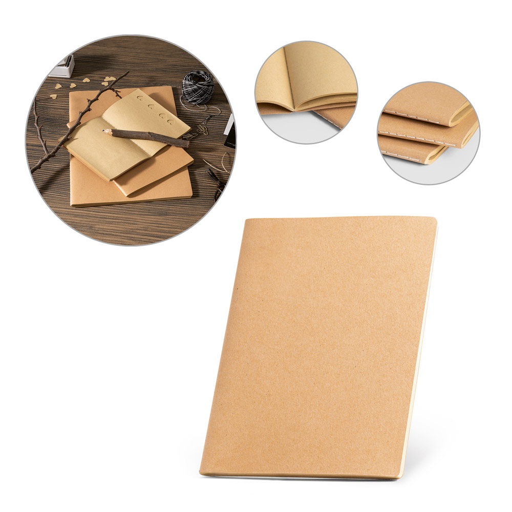 Caderno A4 com capa em cartão