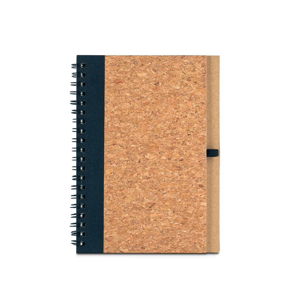Caderno em cortiça