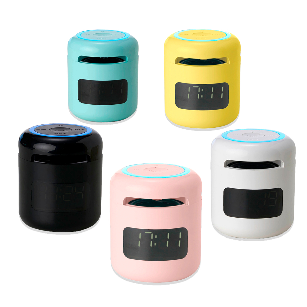 Caixa de Som Multimídia com Relógio