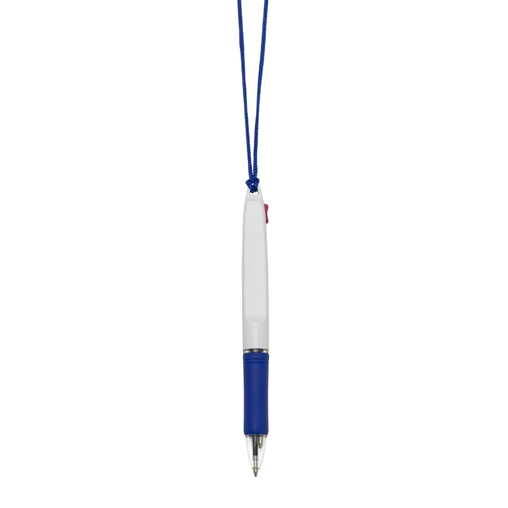 Caneta 2 Cores com Cordão