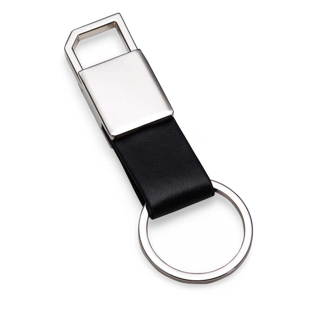 Chaveiro Metal com Couro