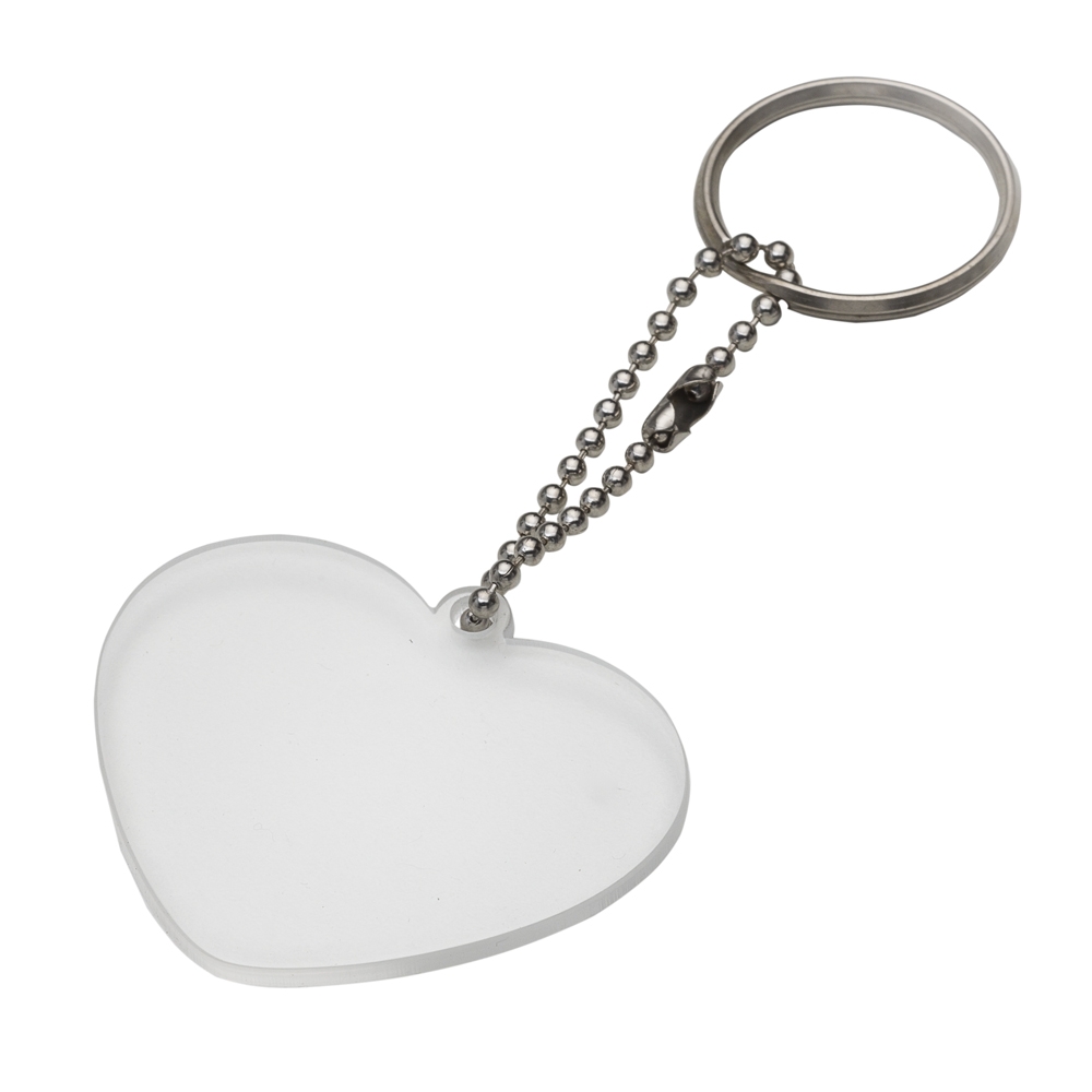 Chaveiro Plástico Coração