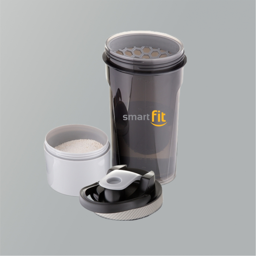 Coqueteleira 750ml Porta Suplemento