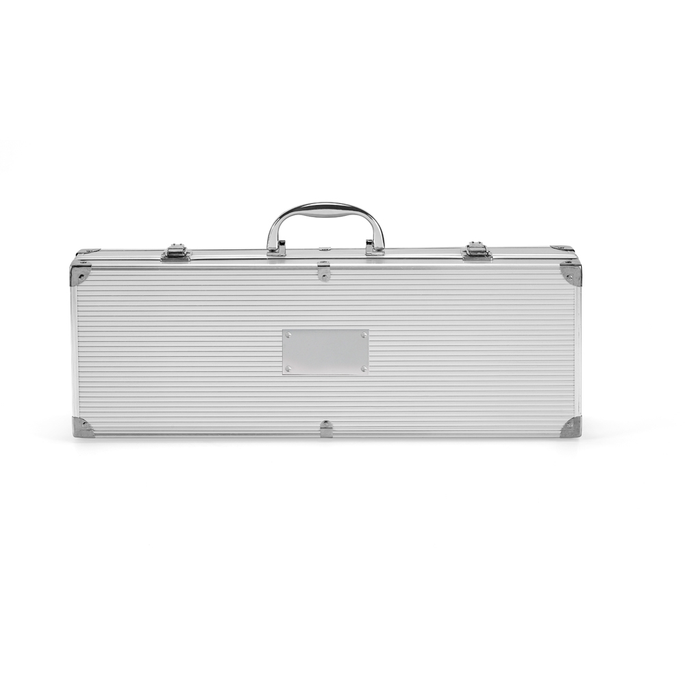 Kit churrasco em Aço inox com 4 peças