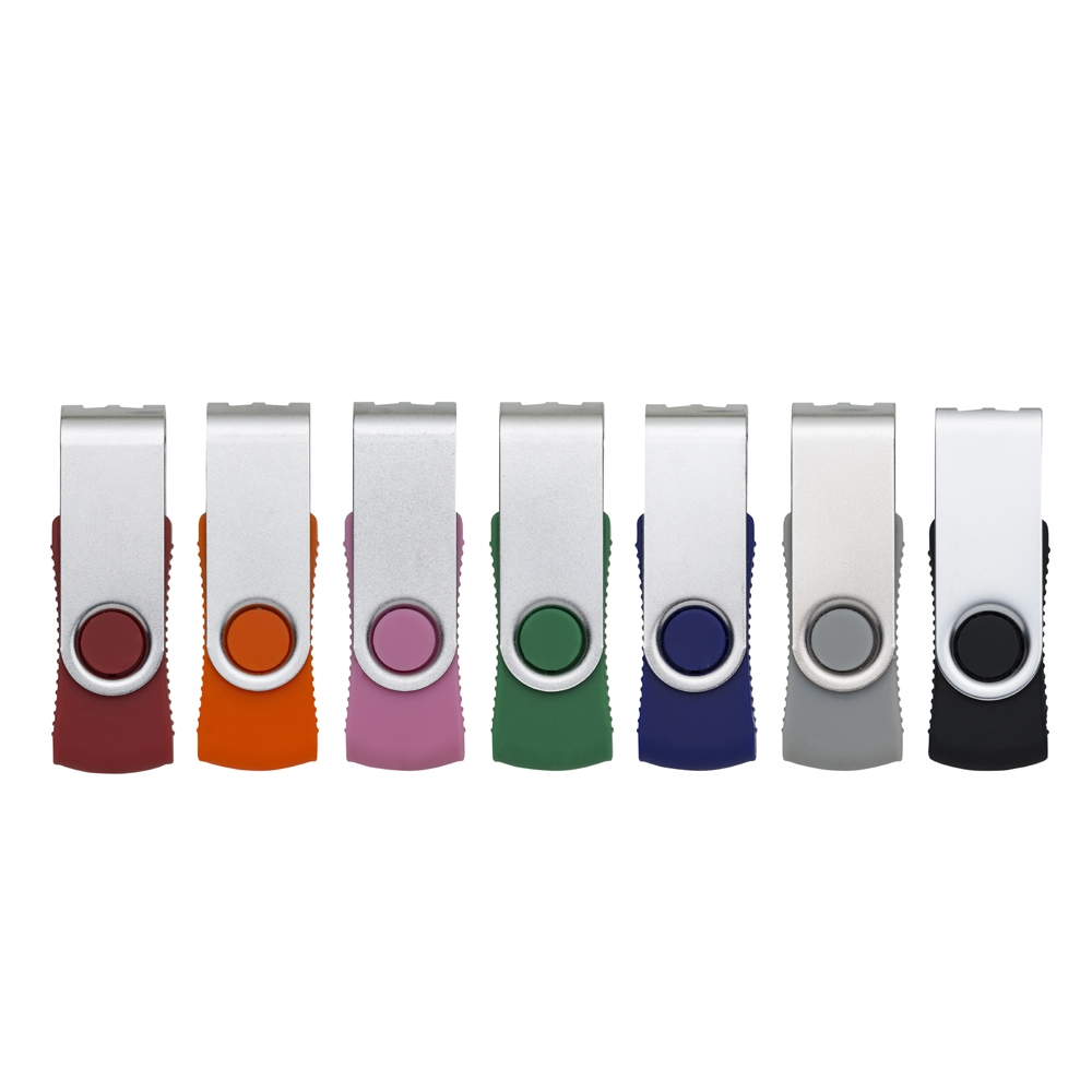 Pen Drive RM Giratório Metal 8GB