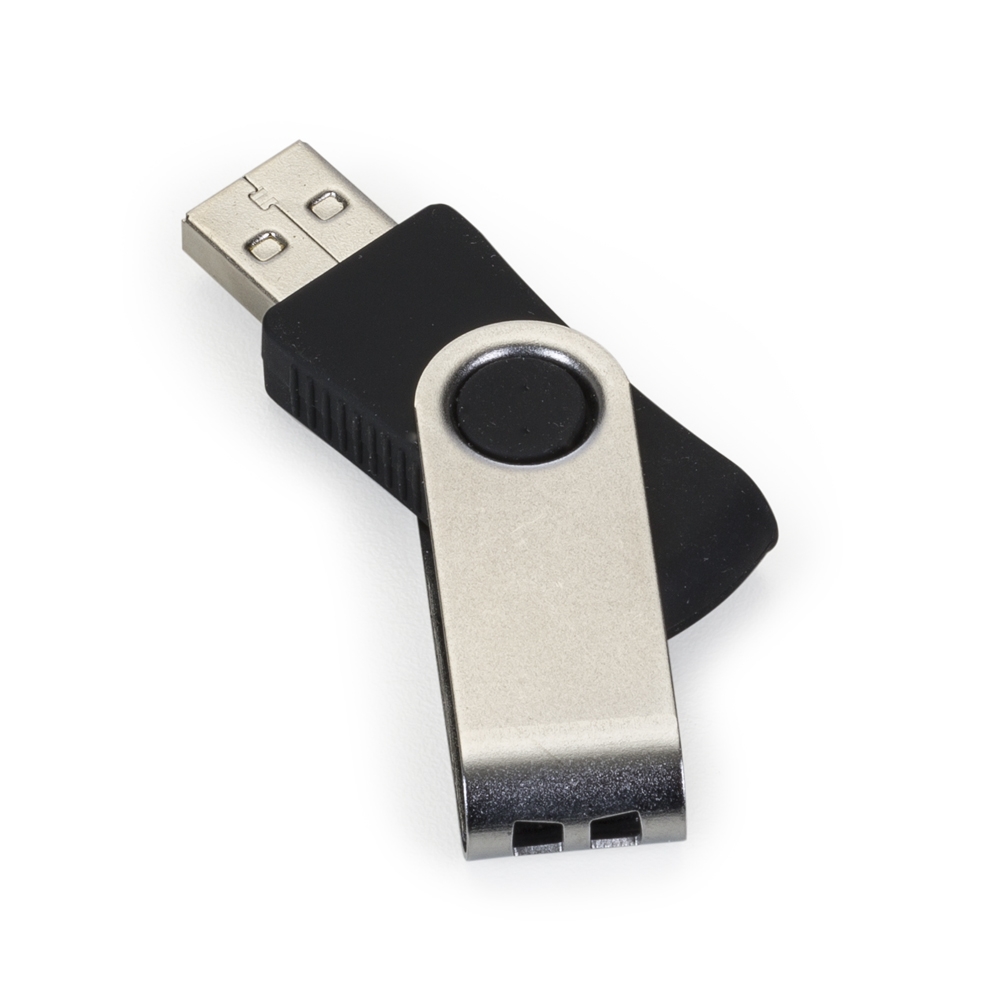 Pen Drive Giratório Metálico 8 GB