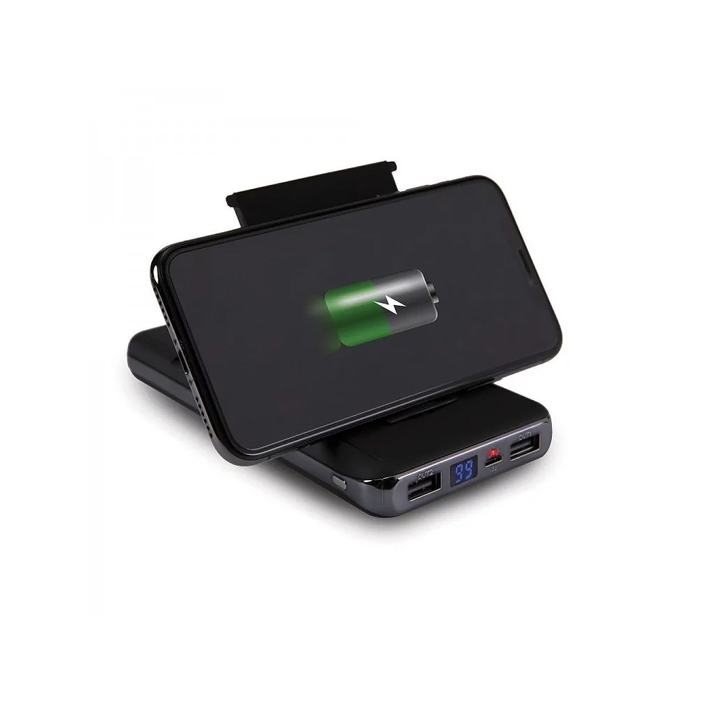 Power Bank de Indução com Visor