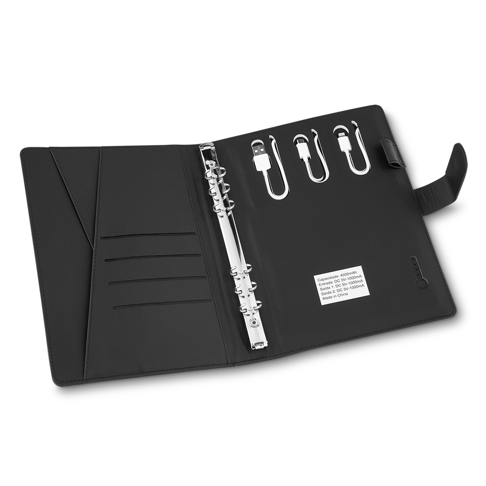 Caderno Power Bank